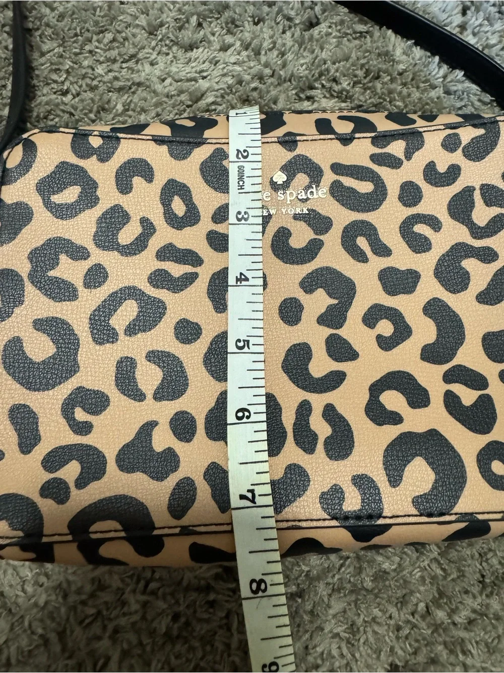 Kate Spade Madison Leopard Print Crossbody Bag